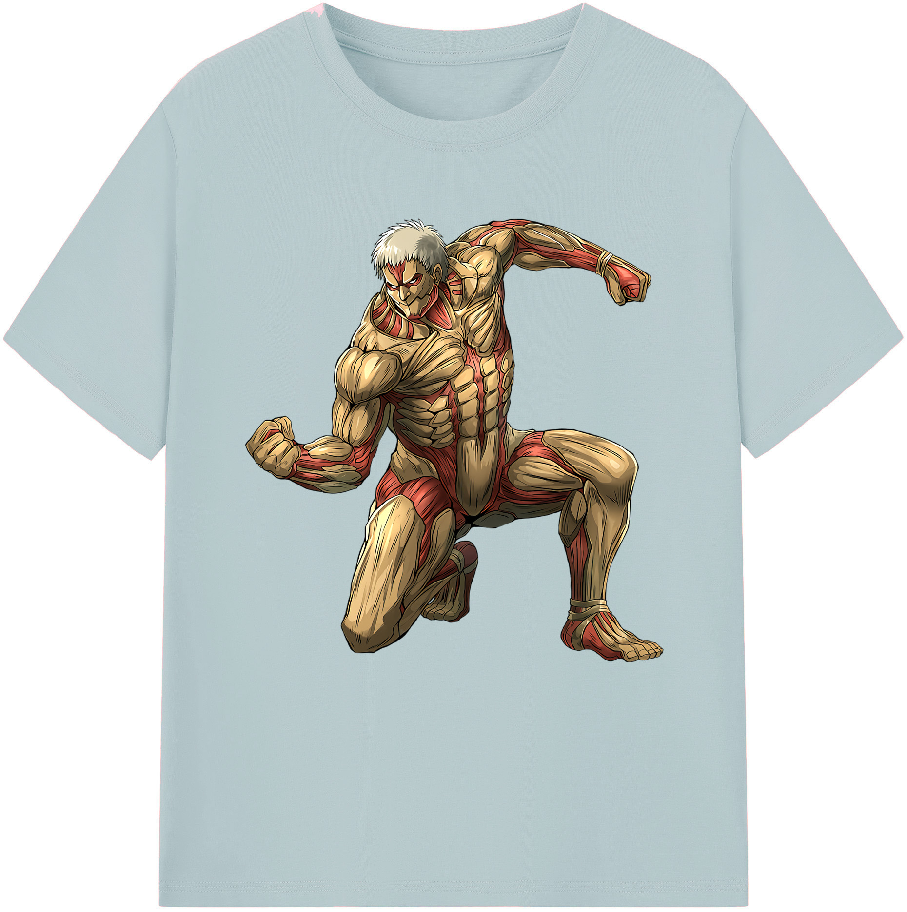 （画像用） 進撃の巨人 Attack on Titan 綿100％半袖Tシャツ（フロントプリント）